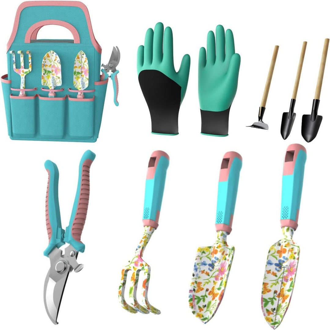 Set di accessori in alluminio nero con design versatile struttura in alluminio