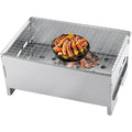 Barbecue a carbone regolabile con struttura in acciaio nero con design versatile