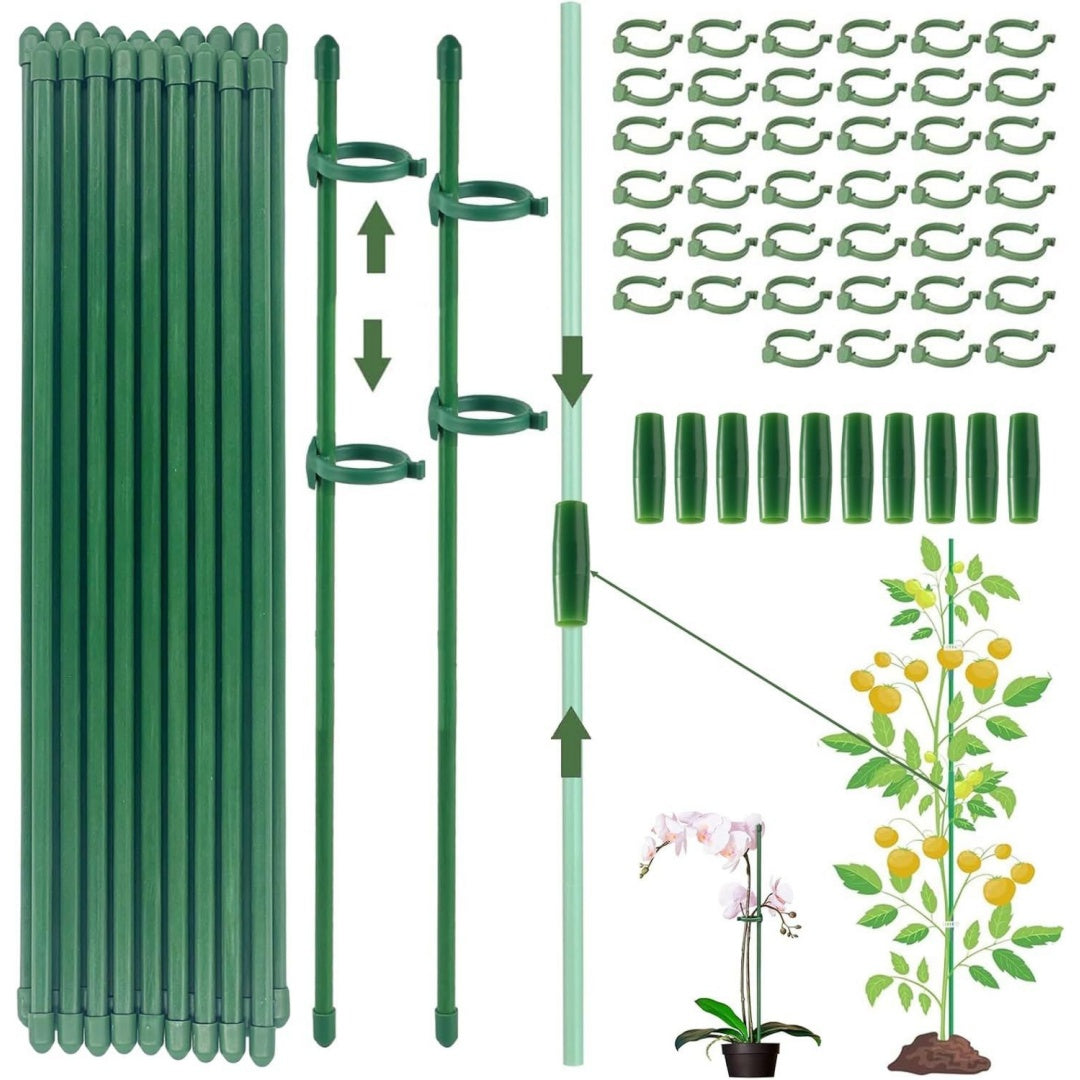 Stecche per piante regolabile nero con design versatile