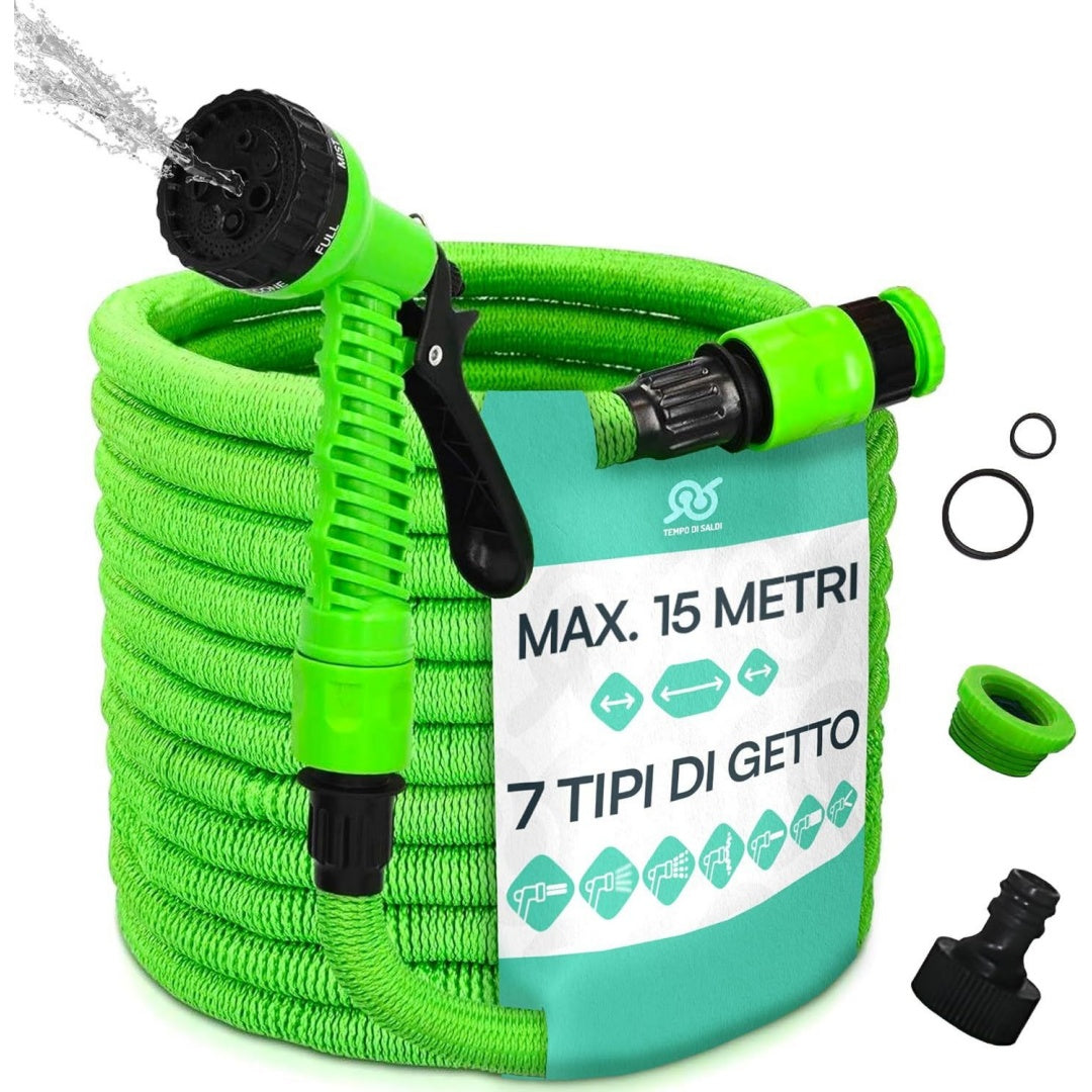 Tubi per irrigazione regolabile verde
