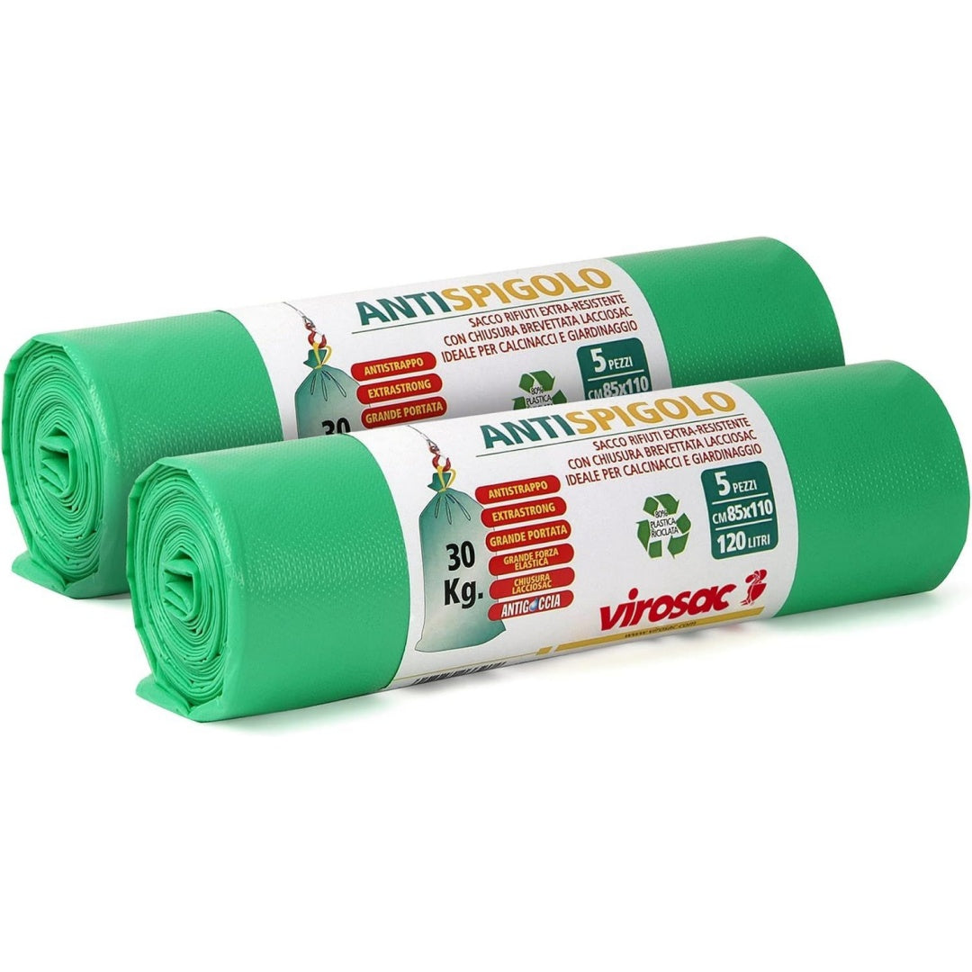 Buste da imballaggio in plastica verde